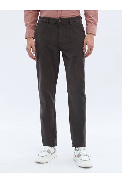 Kip Lässige Cordhose aus Baumwollmischung in gewebter Regular Fit-Passform