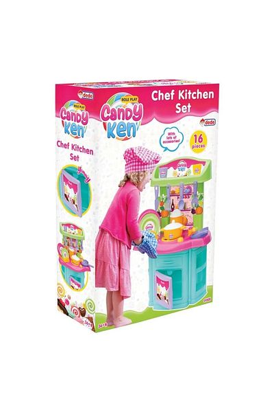 DEDE Fun Colorful Candy & Ken Chef Kitchen Set 01505