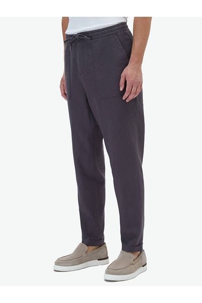 Kip Gewebte Freizeithose im Jogging-Fit