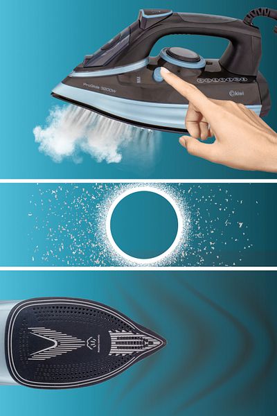 Kiwi Ksi-6347 smart steam iron 3200w
