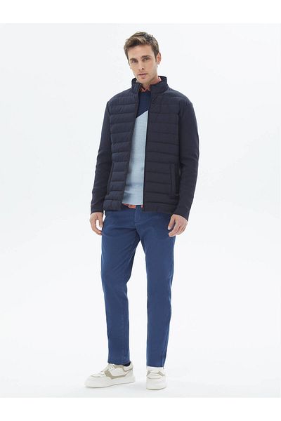 Kip Lässige, gewebte Hose aus Baumwollmischung im Regular Fit