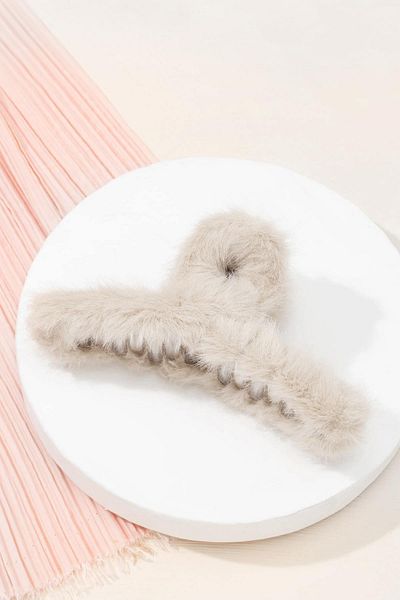 New Obsessions Furry Soft Plush Large Latch Buckle