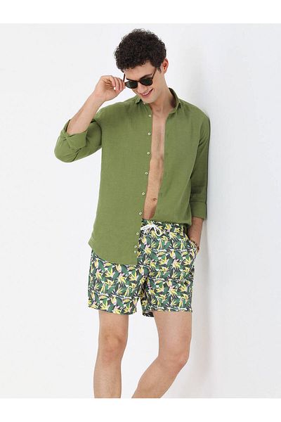 Kip Gemusterte Shorts
