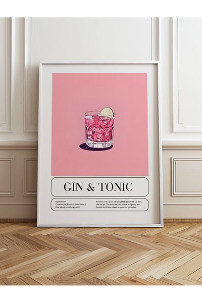 HOMEPACK Pictură cu un singur cadru din lemn Pictură poster dintr-o bucată TK/778