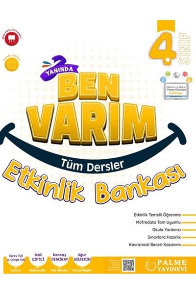 Palme Yayınevi 4. Sınıf Tüm Dersler Etkinlik Bankası Yanında Ben Varım *Yeni*