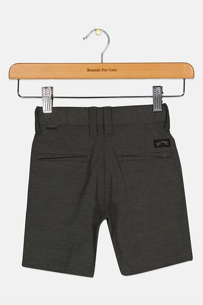 BİLLABONG Toddlers Boy Micro Stripe Walking Shorts, Dark Grey