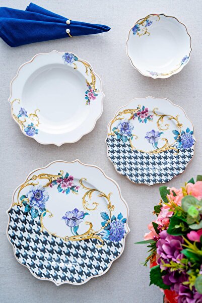 ACAR Tammy 6 Kişilik 24 Parça Yemek Takımı