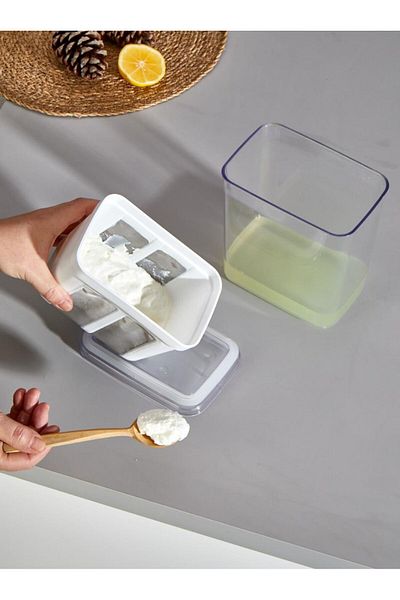 EveFix Household Straining Yogurt Making Apparatus Soy Milk Whey Separator Fruit Juice Strainer