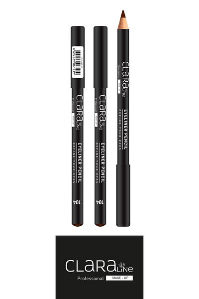 Clara Line Eyeliner Pencil 104 Dark Brown