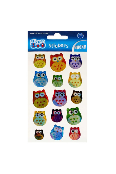 Floopy Stickere bufnite, abtibilduri pentru proiecte creative ale copiilor
