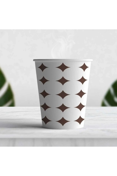 YOK YOK AMBALAJ Karton Çay-kahve Bardağı (7 OZ) 50'li X 2 100 Adet