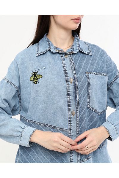SOLİS MODA Cămașă de damă din denim