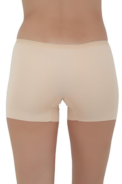 CNT Women's Seamless Boxer Briefs - 1-Piece Micro Fabric Special Pack (Black, White, Skin Color)