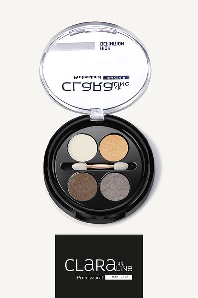 Clara Line Quadro Eyeshadow 283 Coffee Shades