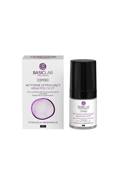 BASICLAB Κρέμα ματιών νυκτός BASICLAB Active lifting, 18 ml