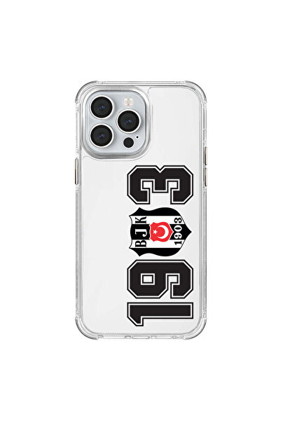 Beşiktaş iPhone 14 Pro Max Beşiktaş 1903 Şeffaf Telefon Kılıfı uyumlu