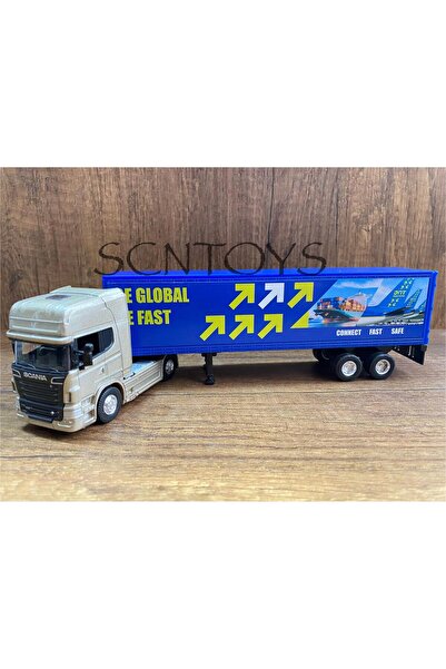 scntoys Scania 4x2 ve Dorse Tır Çekici Oyuncak Scania Tır Metal Oyuncak Scani...