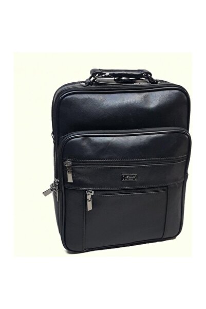 ergül çanta Men's Genuine Leather Hand and Shoulder Bag with Steel Case - Ove...