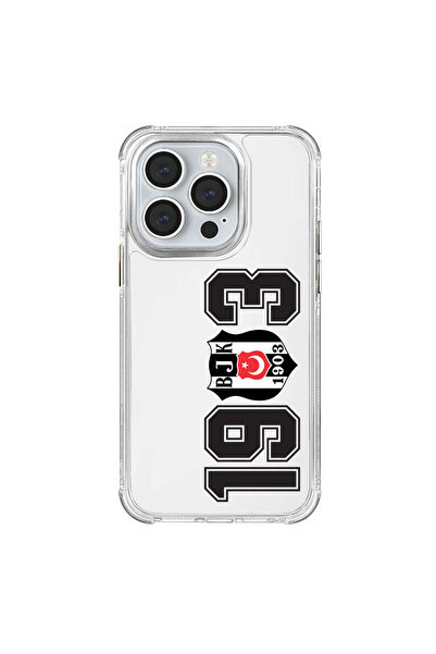 Beşiktaş iPhone 14 Pro Beşiktaş 1903 Şeffaf Telefon Kılıfı