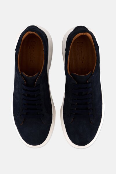 Algspar Men Lace Up Casual Shoes, Navy