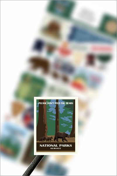 Piksel Grafik Camping Trip Sticker - 1 Camping Trip Sticker
