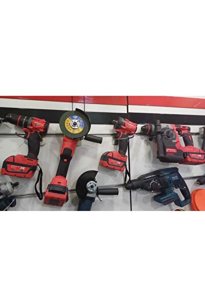 bozyel 36watt-kırmızı Dörtlü Set (MATKAP SOMUN SÖKME İSPİRAL HİLTİ)