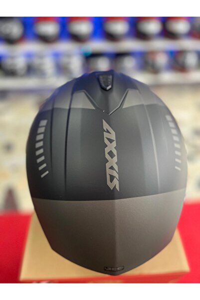 AXXIS KASK AXXIS DRAKEN S MP4 B1 MATT BLACK-YEDEK GÜNEŞ VİZÖRLÜ