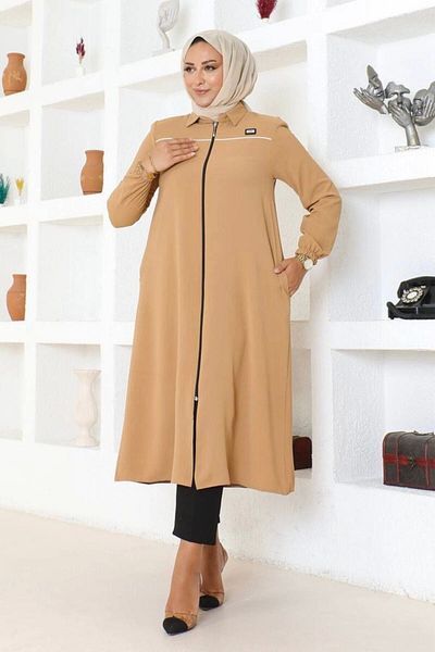 Neva Style Καπάκι στήθους σε χρώμα Camel