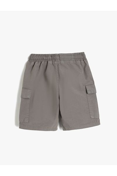 Koton Cotton Waist Lace Pocket Detailed Shorts