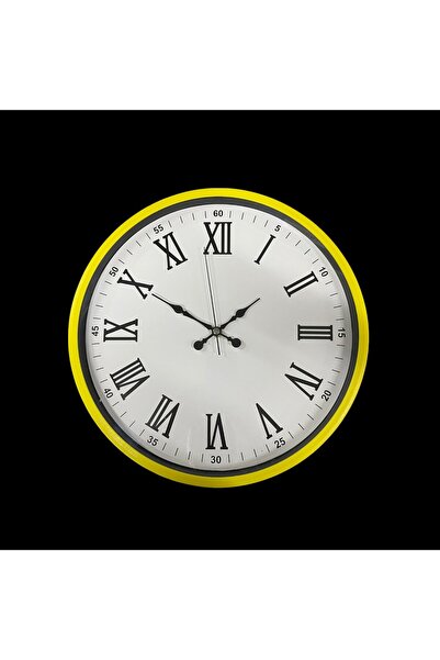 Platin Saat ساعة حائط بأرقام رومانية كلاسيكية مقاس 36 سم