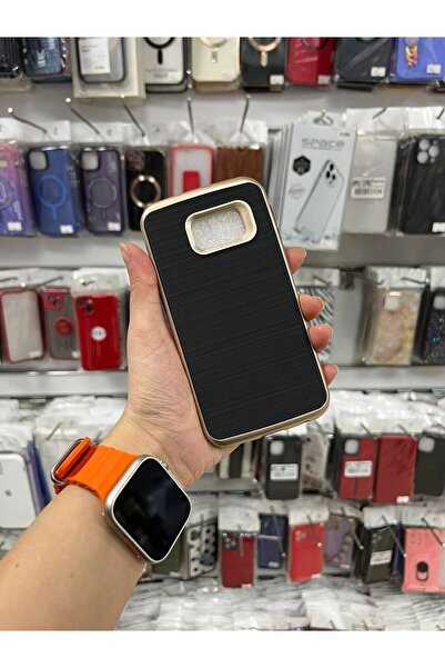 TECNOTREND Galaxy S6 Edge Motomo Sert Silikon Kaapak