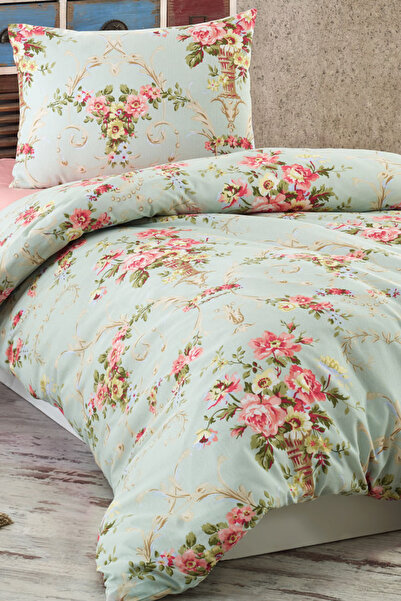Eponj Home Tek Kişilik Kolay Ütülenir Nevresim Takımı Alanur Mint