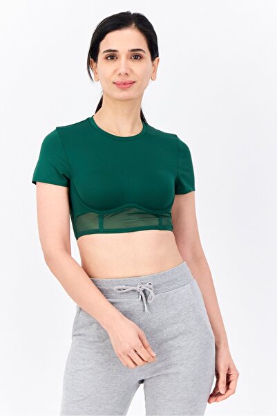 adidas قميص رياضي نسائي مبطن من آيفي بارك، أخضر غامق