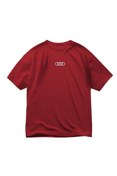 SVART WEAR Audi R8 T-Shirt Printed Oversize Unisex Red T-Shirt