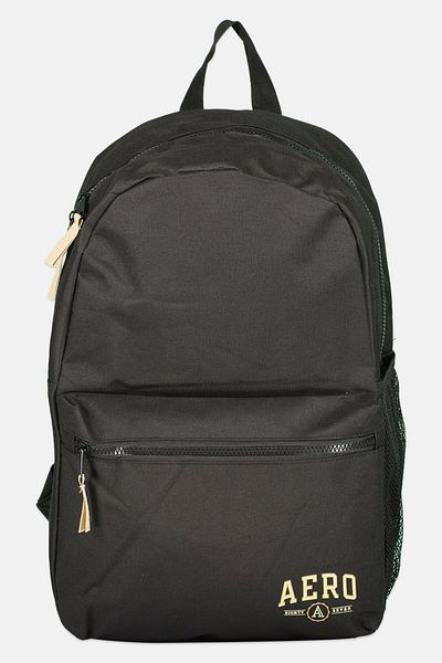 Aeropostale Women Graphic Print Back Pack 44 H x 30 L x 14 W cm, Black Combo