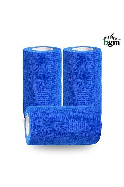 bgm Self-Adhesive Elastic Bandage 10cm X 4.5m Sports Band Coban