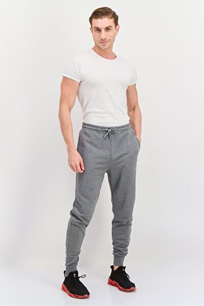 Lyle & Scott Men Skinny Fit Embroidered Logo Sweatpants Pants, Grey