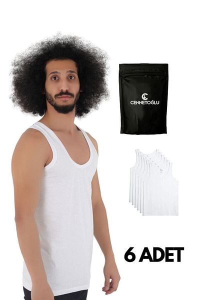 CENNETOĞLU 6 Men's Combed Cotton Athlete - Economic Package