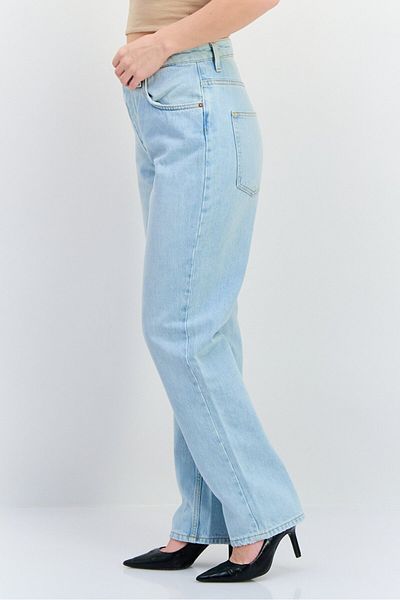 Gant Women Regular Fit High Rise Straight Leg No Stretch Jeans, Light Blue