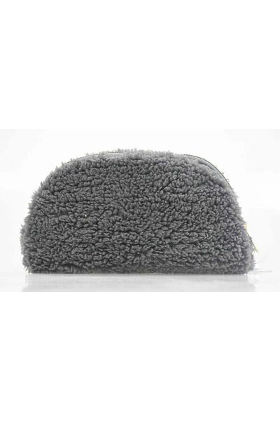 4nio Geantă pentru cosmetice/machiaj din țesătură Teddy Organizator de călătorie Organizator de machiaj Dimensiune: 24x16