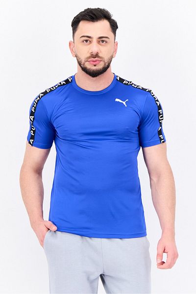 Puma Men Sportswear Fit Short Sleeve Football Jersey, Royal Sapphire