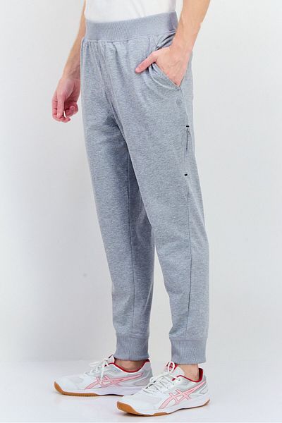 gaiam Men Regular Fit Heather Serenity Flow Jogger Pants, Grey