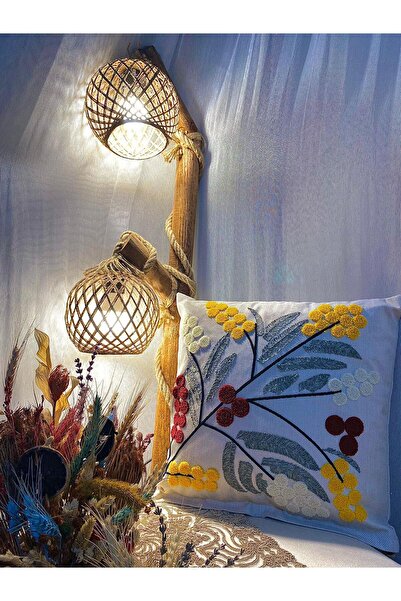 MORDRY Διακοσμητικό κάλυμμα μαξιλαριού με κέντημα Punch