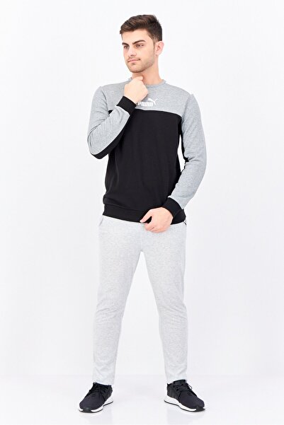 Puma Men Sportswear Fit Long Sleeves Outdoor Sweatshirt, Grey
