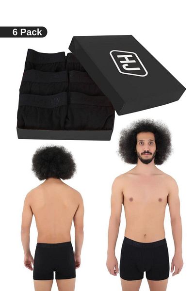 Harry Jons Ανδρικό Modal Boxer Lycra Premium Box 6 τεμαχίων