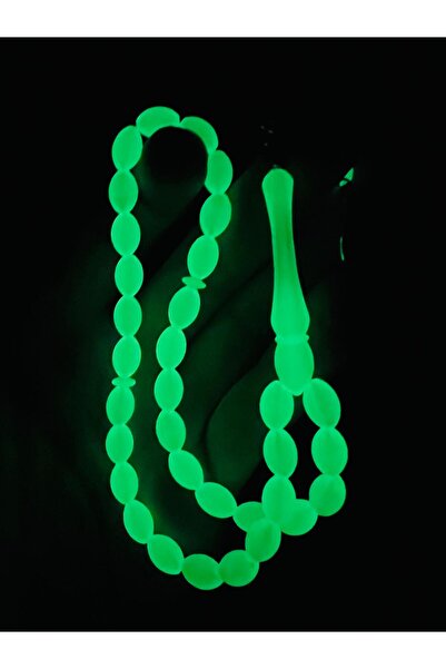 TTS TÜRK TESBİH SANATI 10 bucăți de mărgele de rugăciune cu ochi de pisică care strălucesc în întuneric