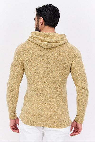 Civil Society Men Heather Long Sleeves Hoodie, Gold