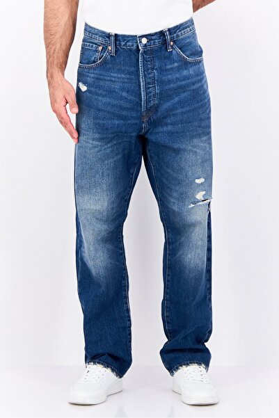 GAP Men Regular Fit Washed Non Stretchable Denim, Blue