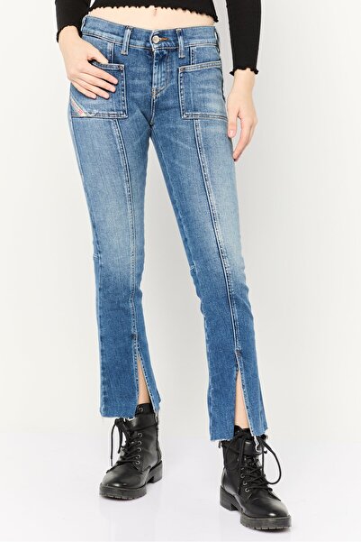 Diesel بنطلون جينز نسائي ضيق للغاية، أزرق
