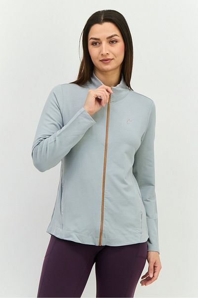 Champion Women Sportswear Fit Long Sleeves Training Sweatshirt, Grey